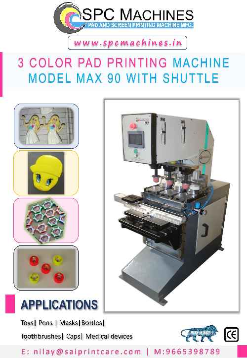 Three Color Pad Printing Machine